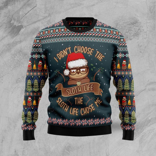 Sloth Life Ugly Christmas Sweater 