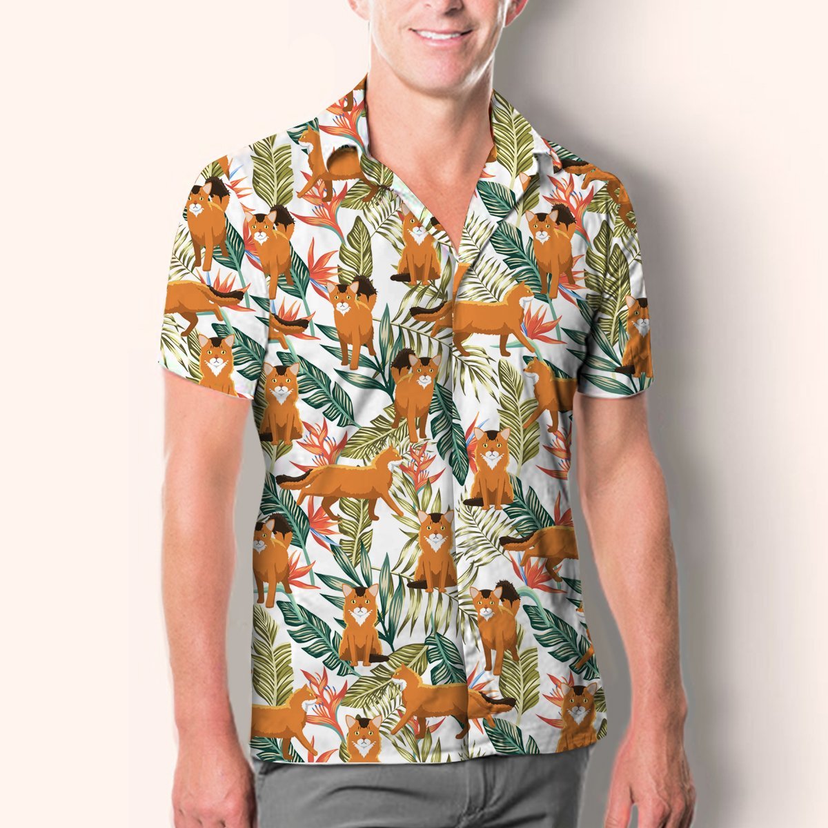 Somali Cat - Hawaiian Shirt