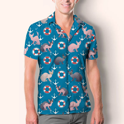 Sphynx Cat - Hawaiian Shirt