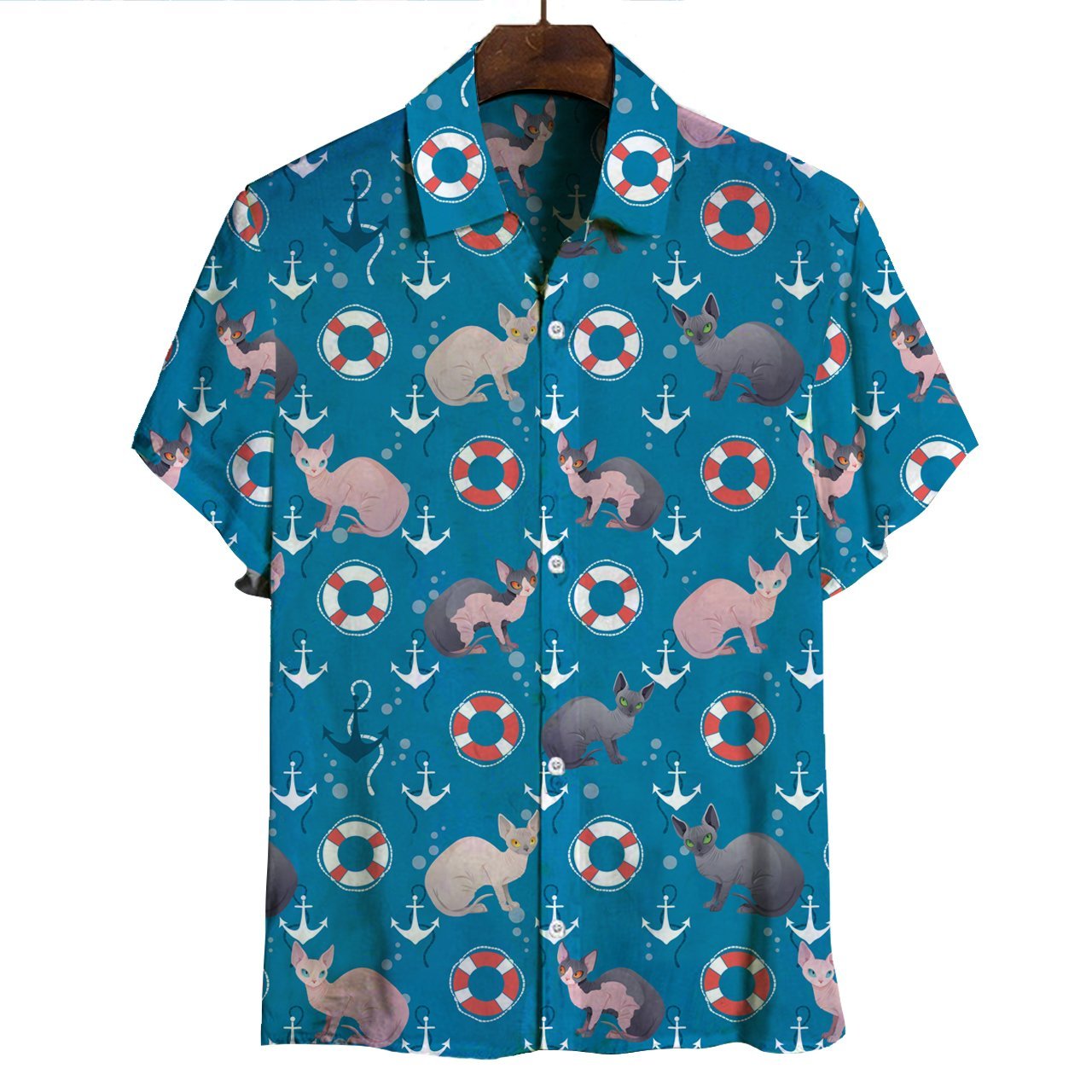 Sphynx Cat - Hawaiian Shirt