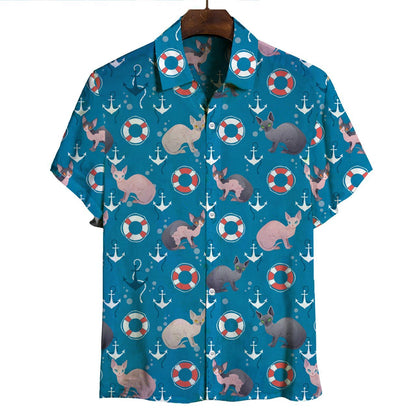 Sphynx Cat - Hawaiian Shirt