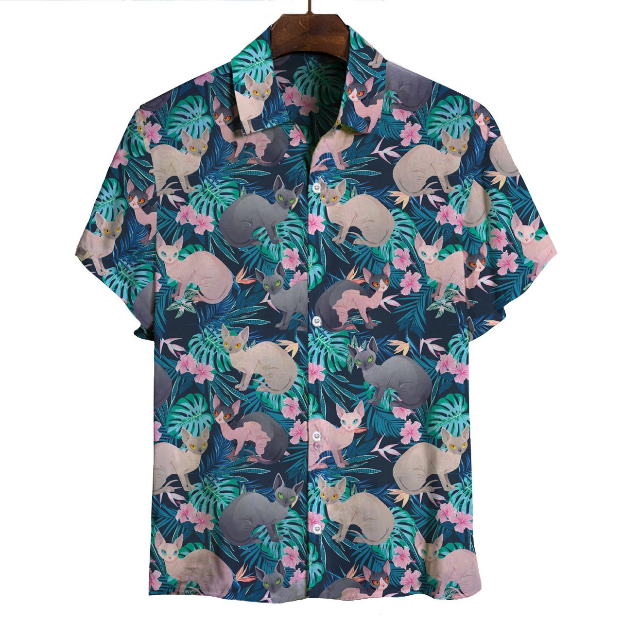 Sphynx Cat - Hawaiian Shirt