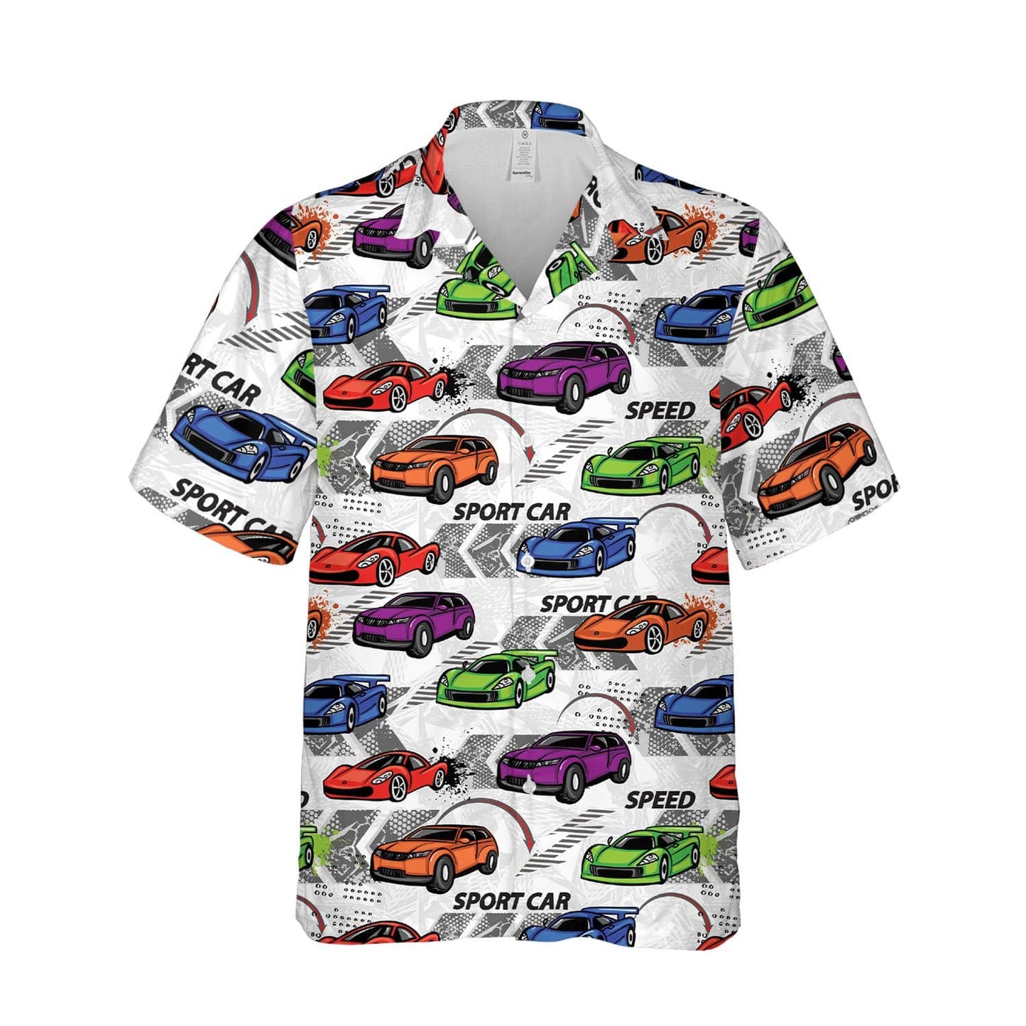 Amazing Sport Cars Unisex Hawaiian Aloha Shirts