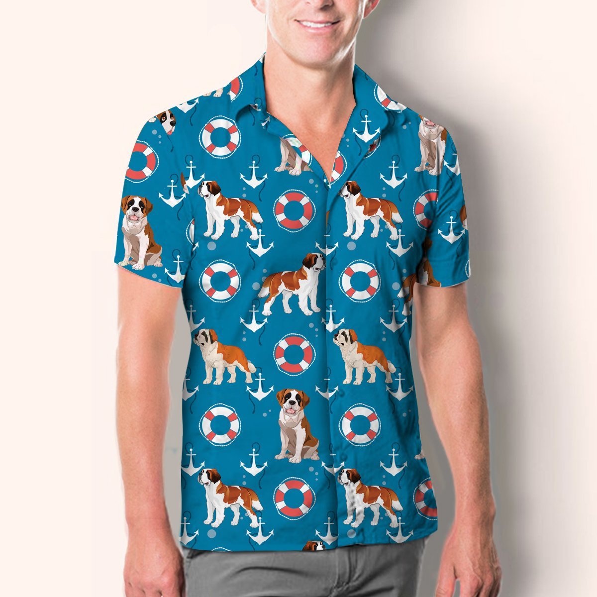 St Bernard - Hawaiian Shirt