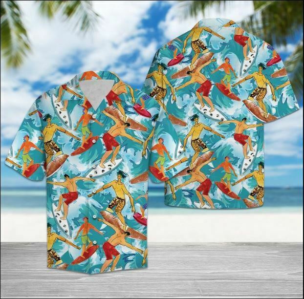 Surfing lover hawaiian shirt