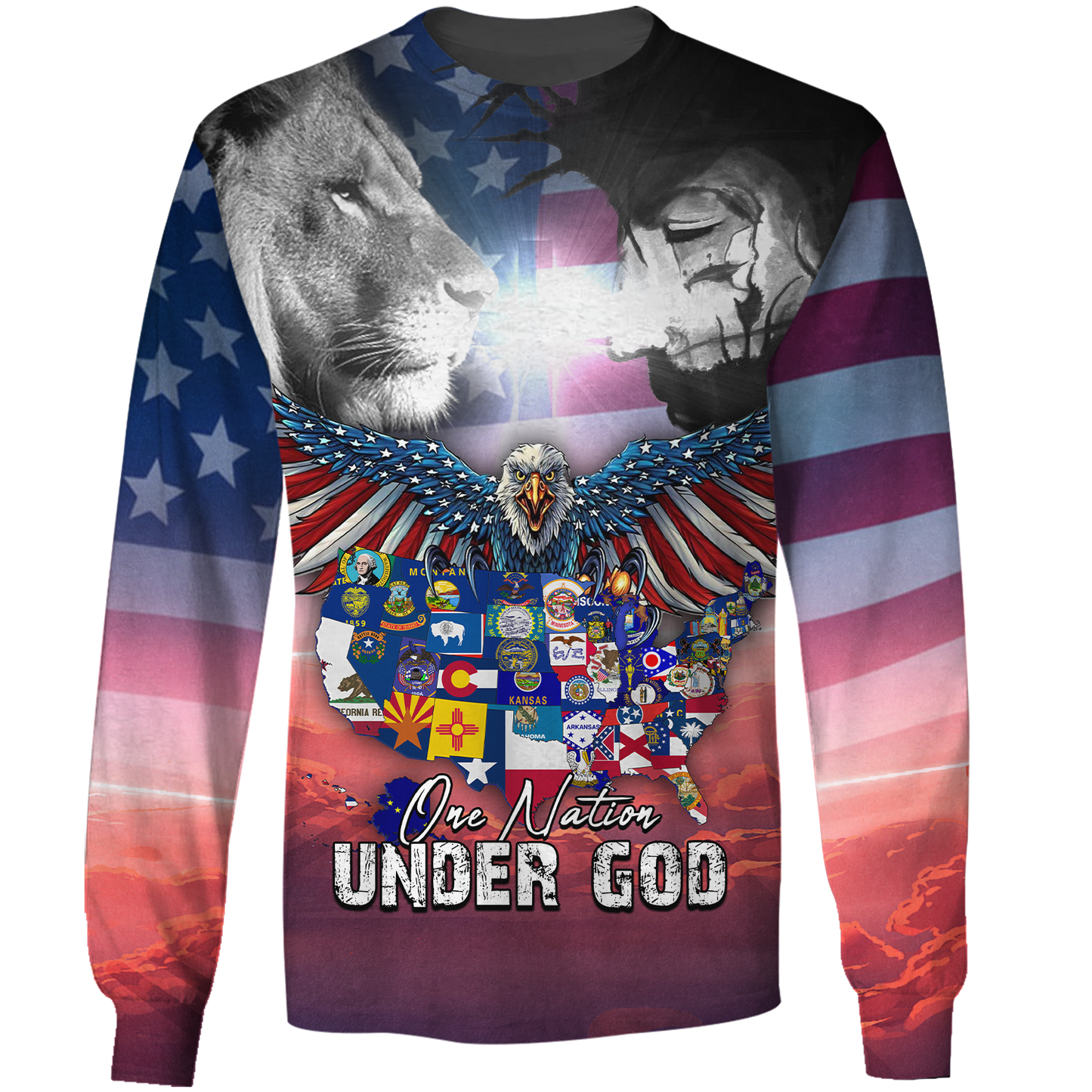 One Nation Under God Hawaiian Shirt