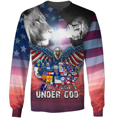 One Nation Under God Hawaiian Shirt