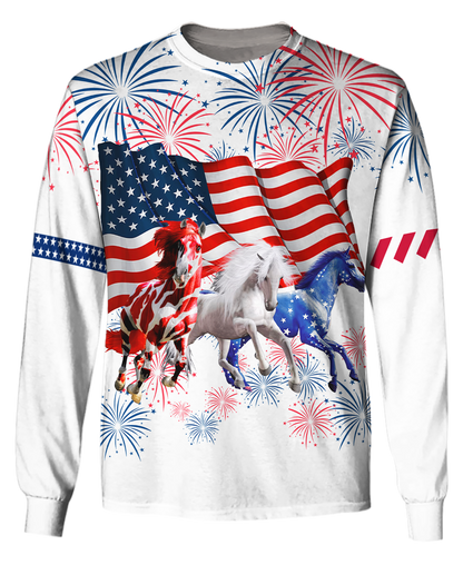 Americas Horses Hawaii Shirt Style 3 Hawaiian Shirt