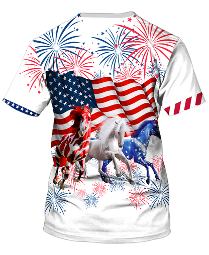 Americas Horses Hawaii Shirt Style 3 Hawaiian Shirt