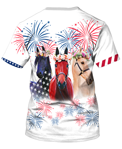 Americas Horses Hawaii Shirt Hawaiian Shirt