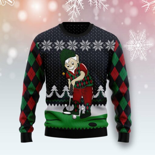 Golf Lover Ugly Christmas Ugly Christmas Sweater 