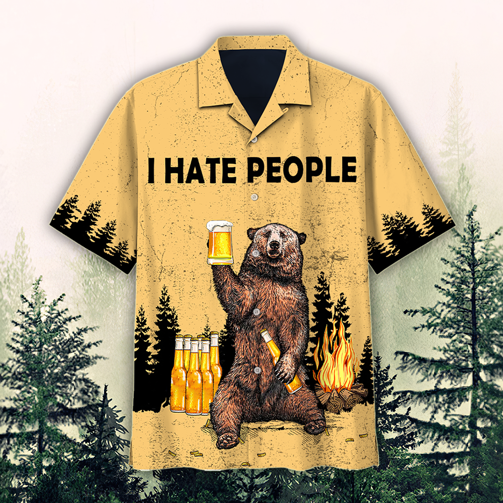 I Hate People Hawaiian Shirt A