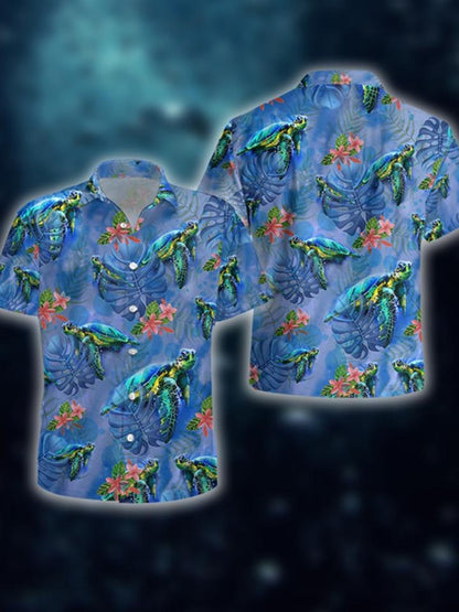 Green Turtle Hawaiian Shirt | For Men & Women | Adult | HW5461