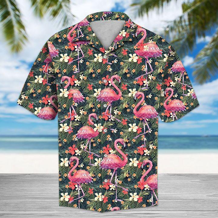 Tropical Flamingo Hawaiian Shirt