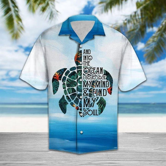 Turtle In The Ocean Hawaiian Shirt | For Men & Women | Adult | HW4231