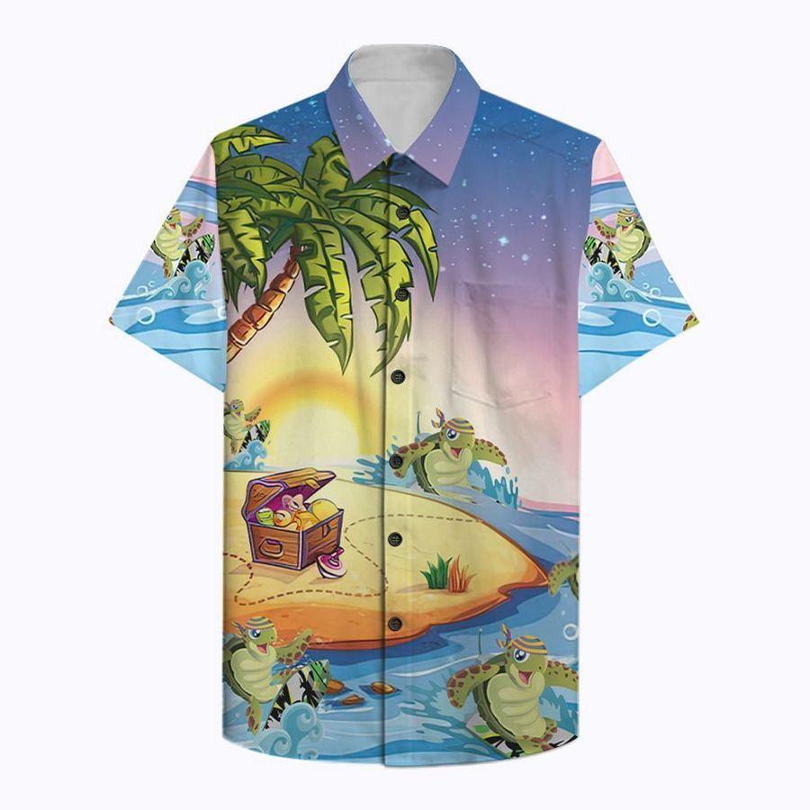 Turtle Surfing Hawaiian Shirt | For Men & Women | Adult | HW9667