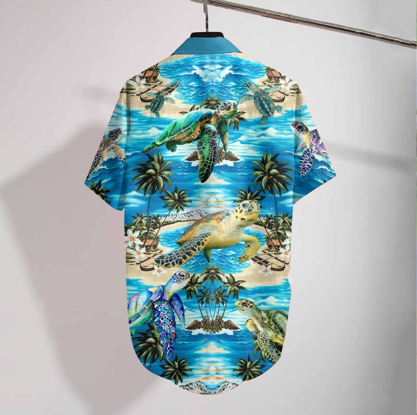 Turtle Beach Hawaiian Shirt 3D