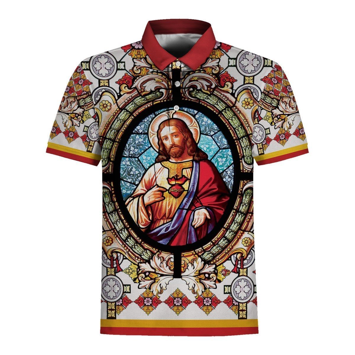 3D Hawaiian Outfit Jesus Shirt