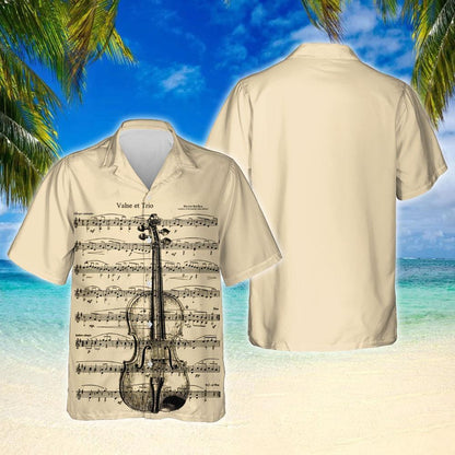 Vintage Violin Shirt Trn1118Hw Hawaiian