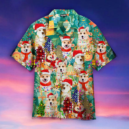 OragonTee Corgi A Merry Christmas To You Hawaiian Shirt | For Men & Women| Adult | WT1239