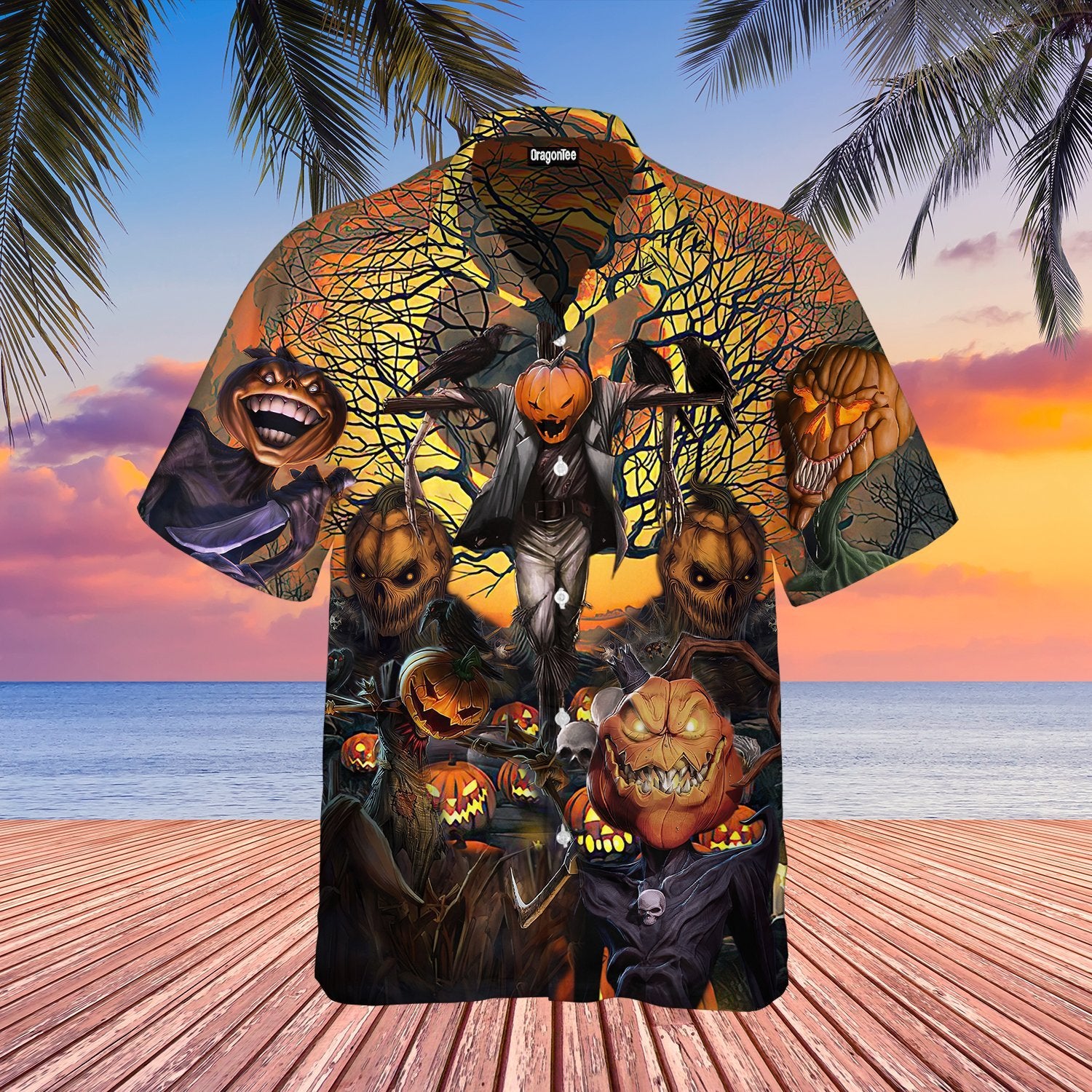 OragonTee Mr. Pumpkin Will Come And Find You On Halloween Night Hawaiian Shirt | For Men & Women | Adult | WT1419