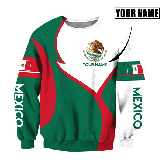 Mexico Hoodie Perionalized All Over Print Unisex Sweatshirt