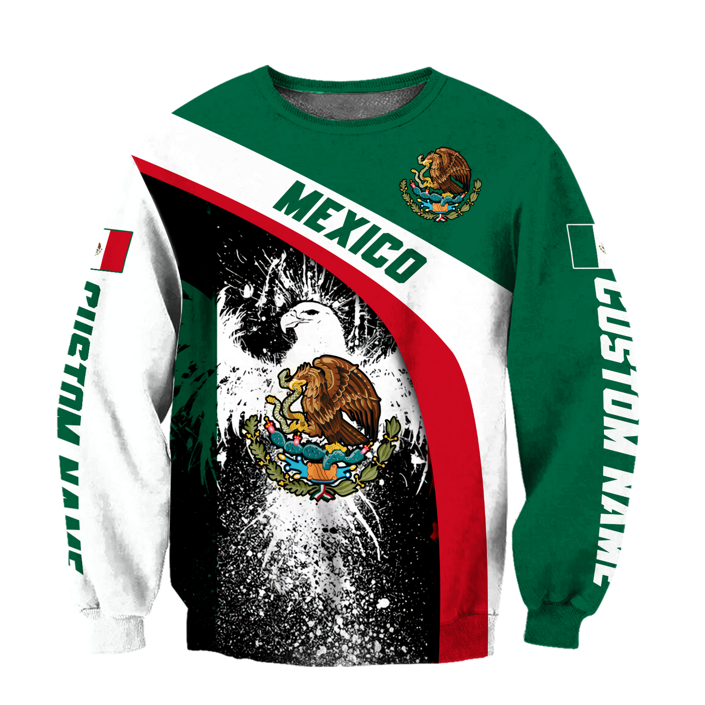 Mexico Hoodie Persionalized All Over Print Unisex Sweatshirt