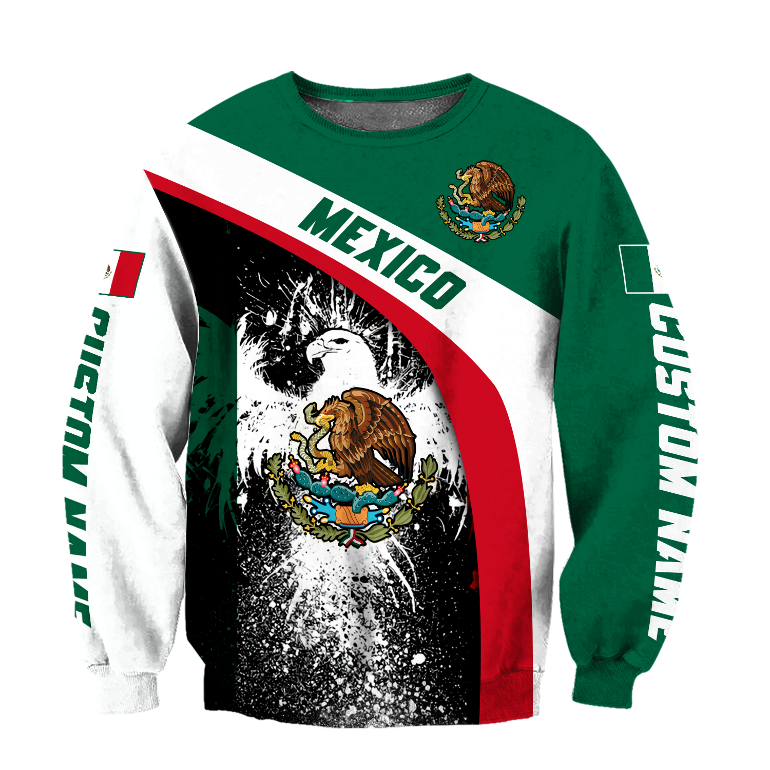 Mexico Hoodie Persionalized All Over Print Unisex Sweatshirt