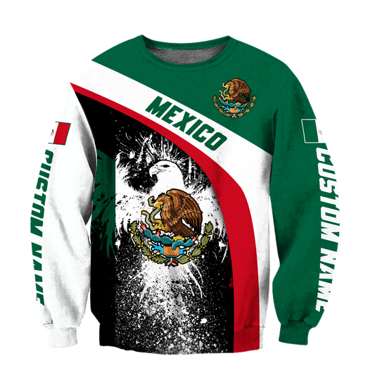 Mexico Hoodie Persionalized All Over Print Unisex Sweatshirt