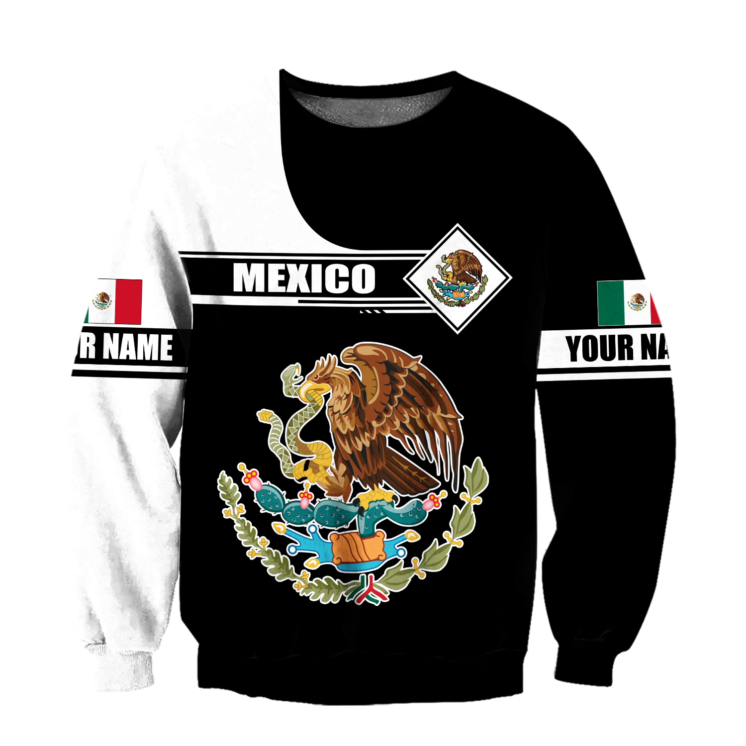 Mexican Hoodie Customize All Over Print Unisex Sweatshirt