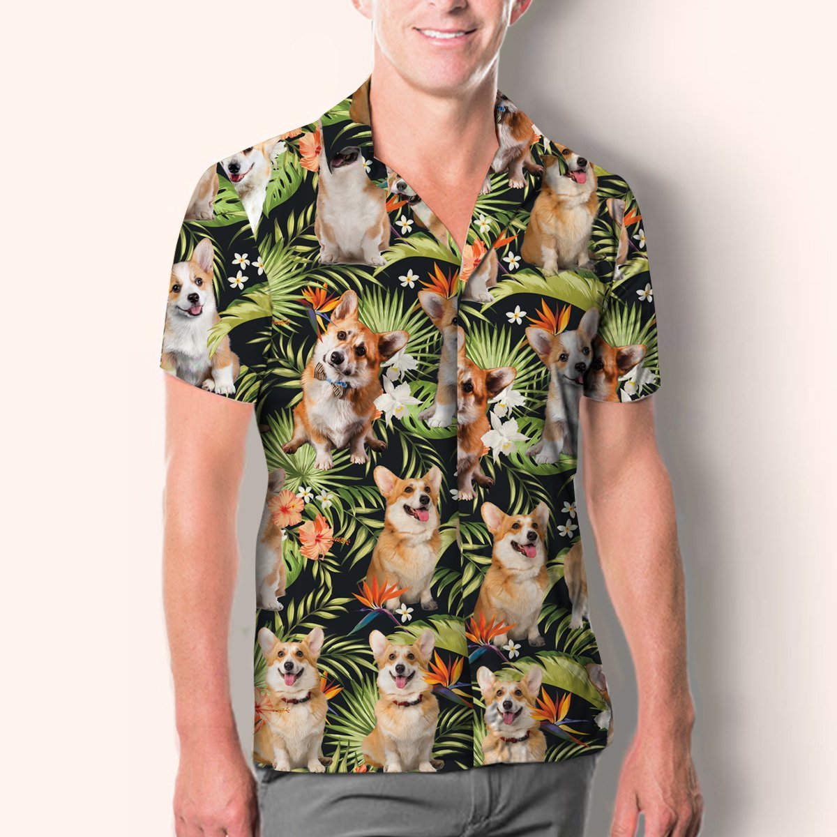 Welsh Corgi - Hawaiian Shirt