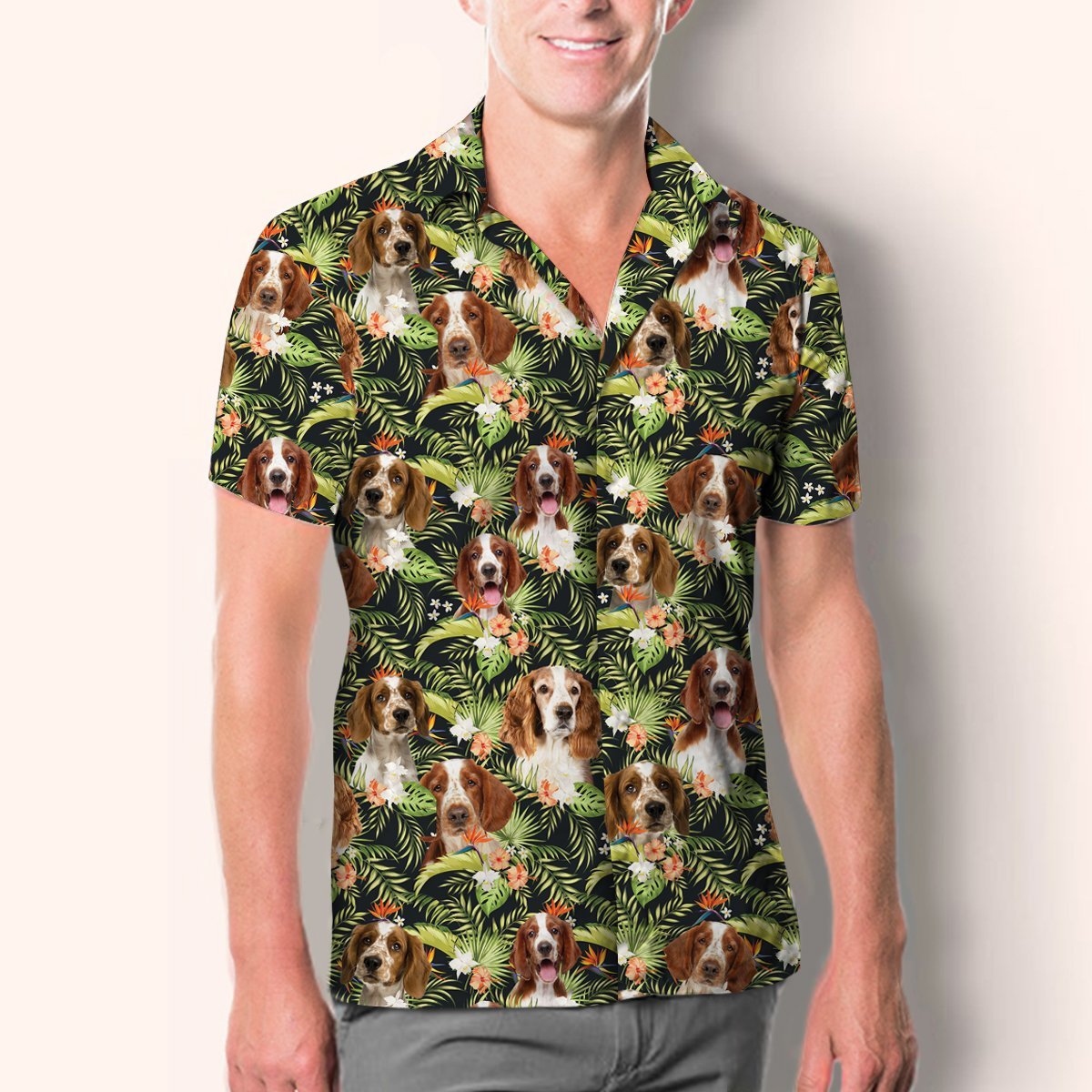 Welsh Springer Spaniel - Hawaiian Shirt