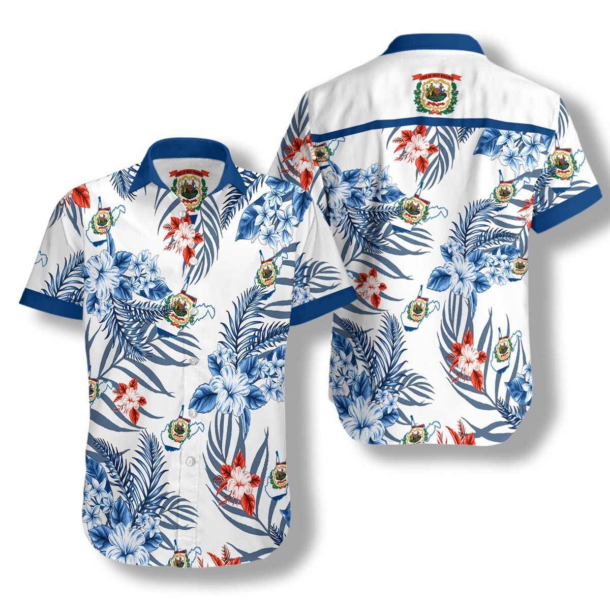 West Virginia Proud Hawaiian Shirt | For Men & Women | Adult | HW6966