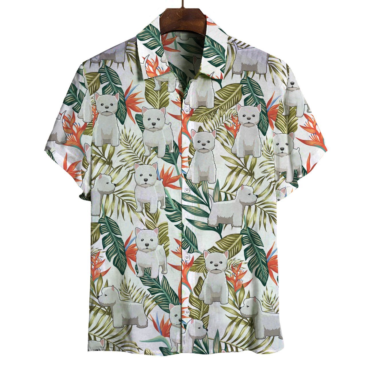 West Highland White Terrier - Hawaiian Shirt