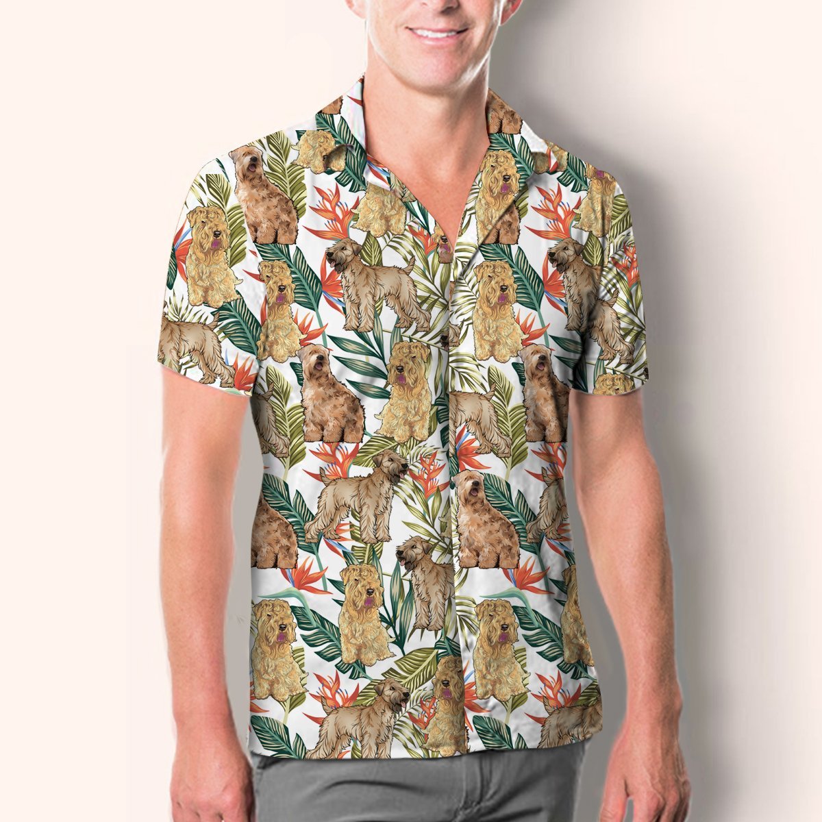 Wheaten Terrier - Hawaiian Shirt