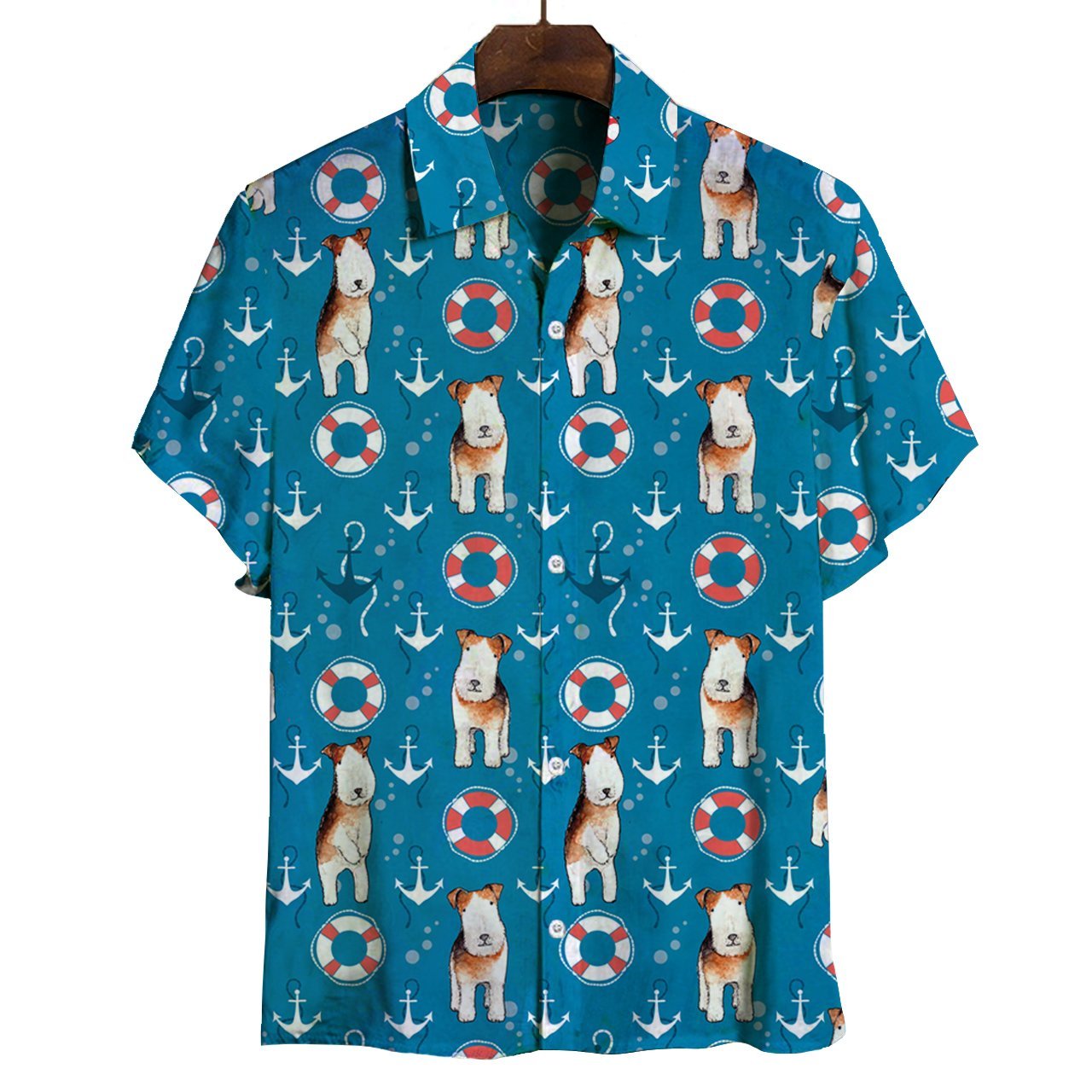 Wire Fox Terrier - Hawaiian Shirt