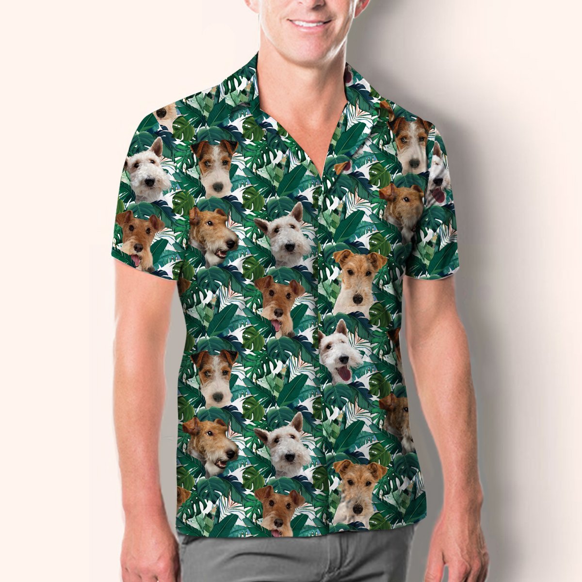 Wire Fox Terrier - Hawaiian Shirt