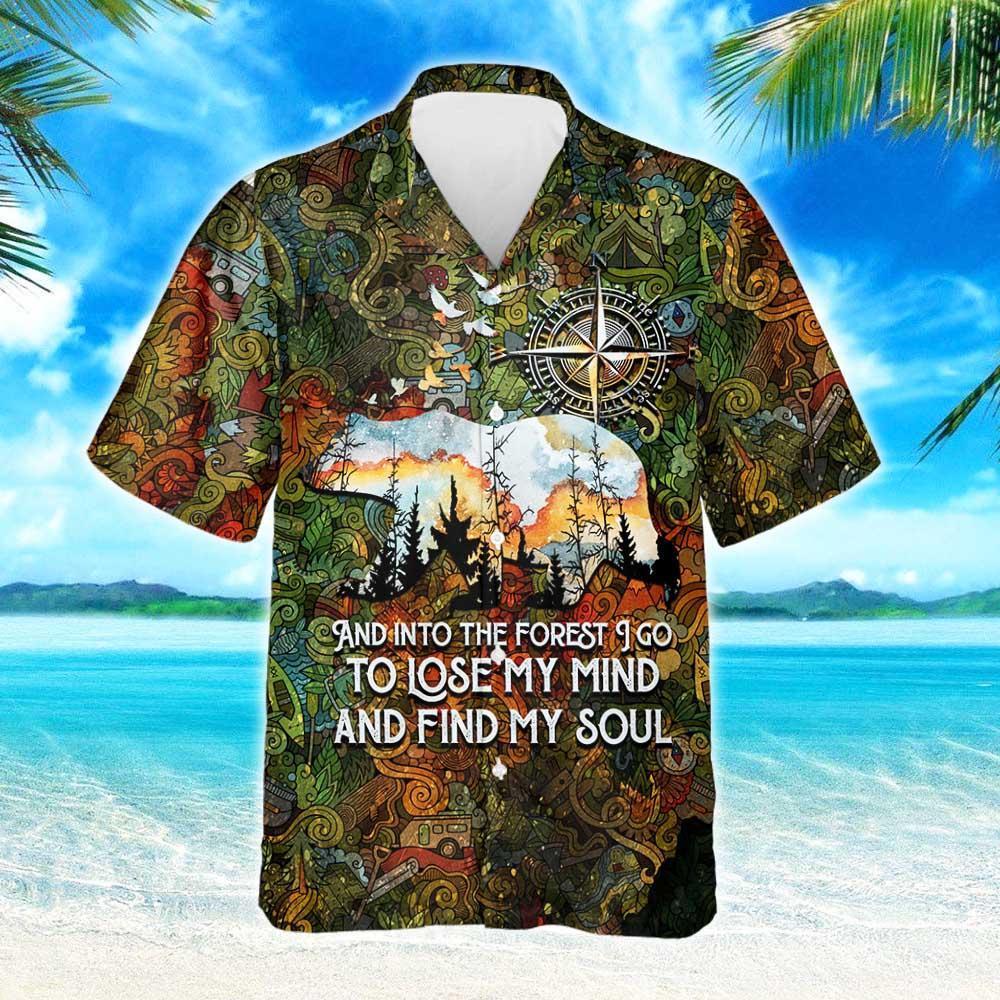 And Into The Forest I Go Camping Hawaiian Shirt Thh3165Hwv1