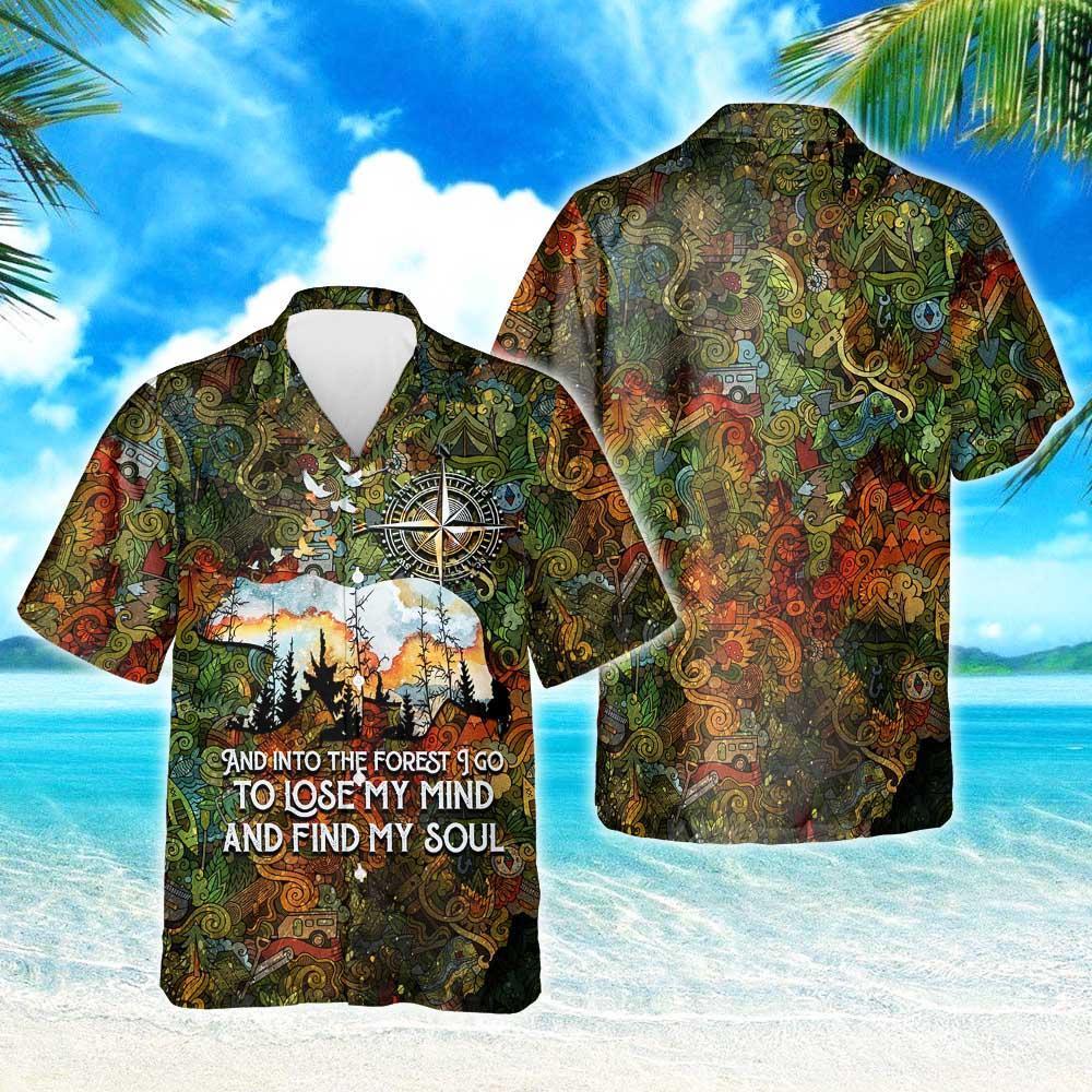 And Into The Forest I Go Camping Hawaiian Shirt Thh3165Hwv1