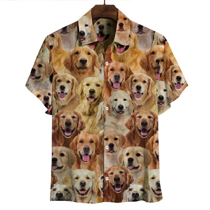 You Will Have A Bunch Of Golden Retrievers - Shirt Hawaiian