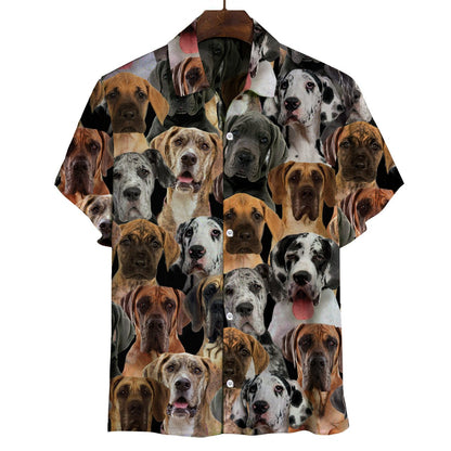 You Will Have A Bunch Of Great Danes - Shirt Hawaiian