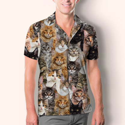 You Will Have A Bunch Of Maine Coon Cats - Shirt Hawaiian