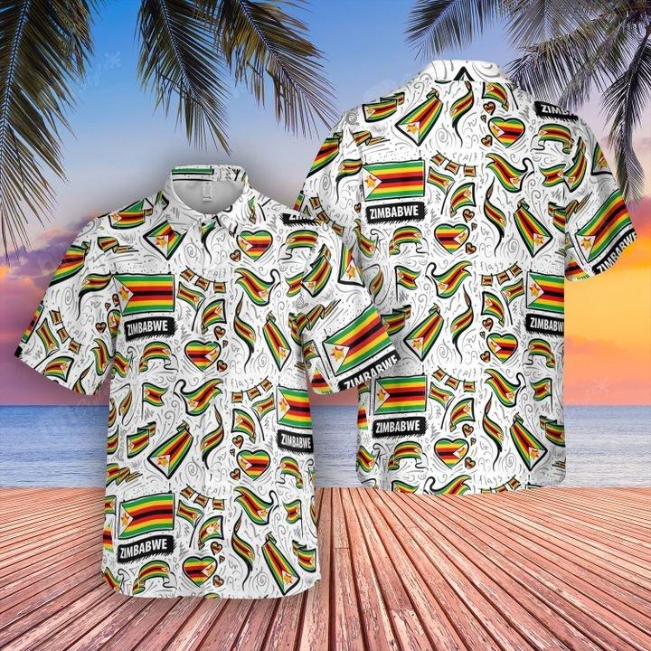 Zimbabwe Flag Hawaiian Shirt | For Men & Women | Adult | HW9448