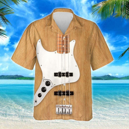 Lefhanded Bass Guitar Shirt Thh3307Hw Hawaiian