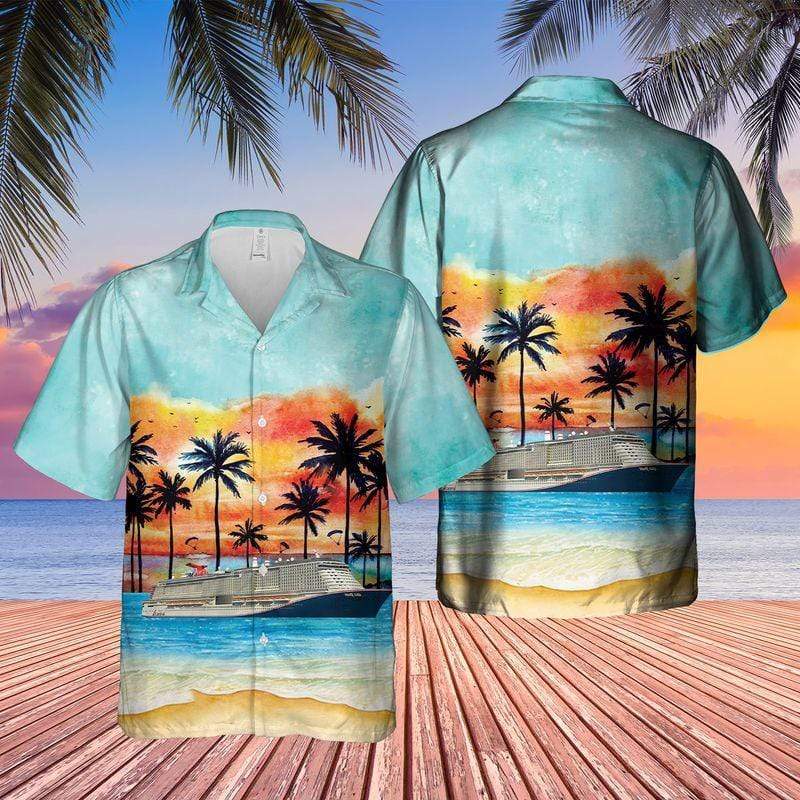 Mardi Gras Us Cruise Sunset Color Aloha Hawaiian Shirts #Dh