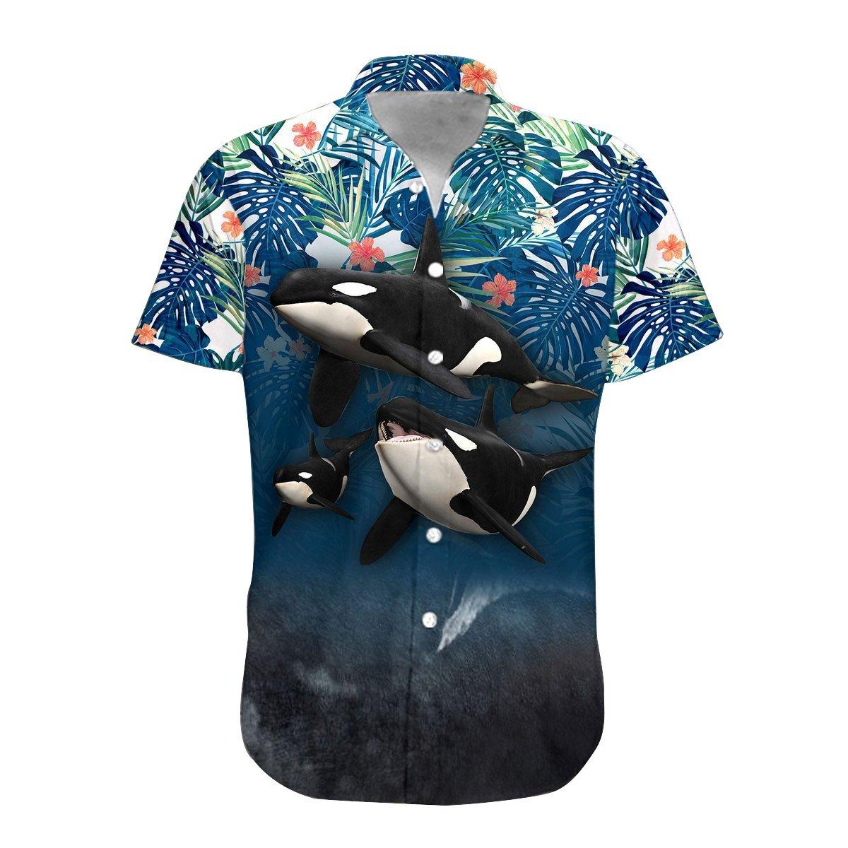  3D Whale Hawaii Shirt