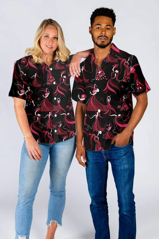 Hawaiian Aloha Shirts Flamenco Dancing