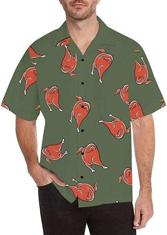 Hawaiian Aloha Shirts Thanksgiving Pattern