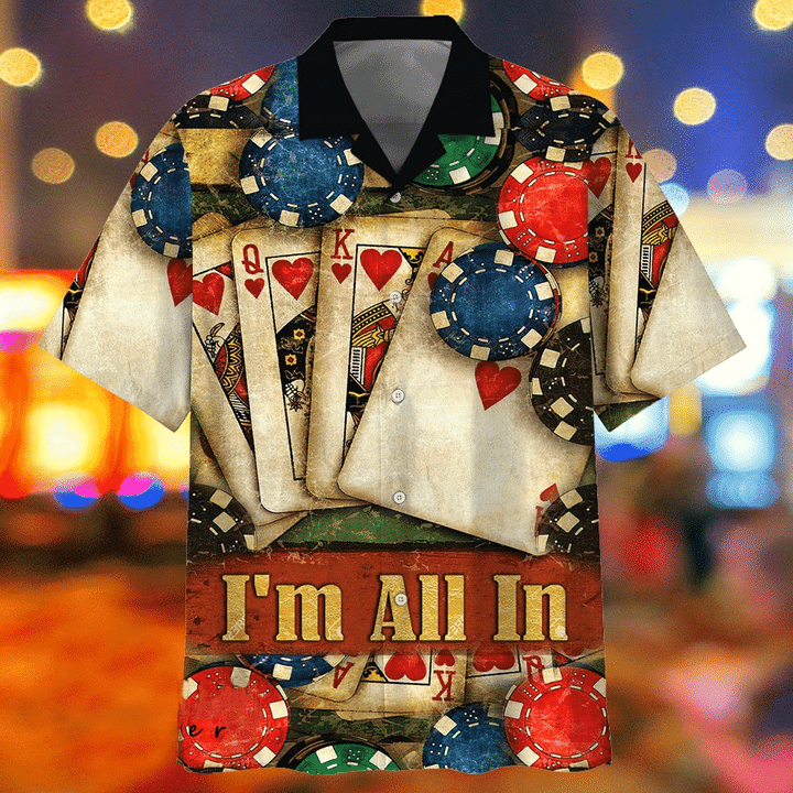 Hawaiian Aloha Shirts Poker All In