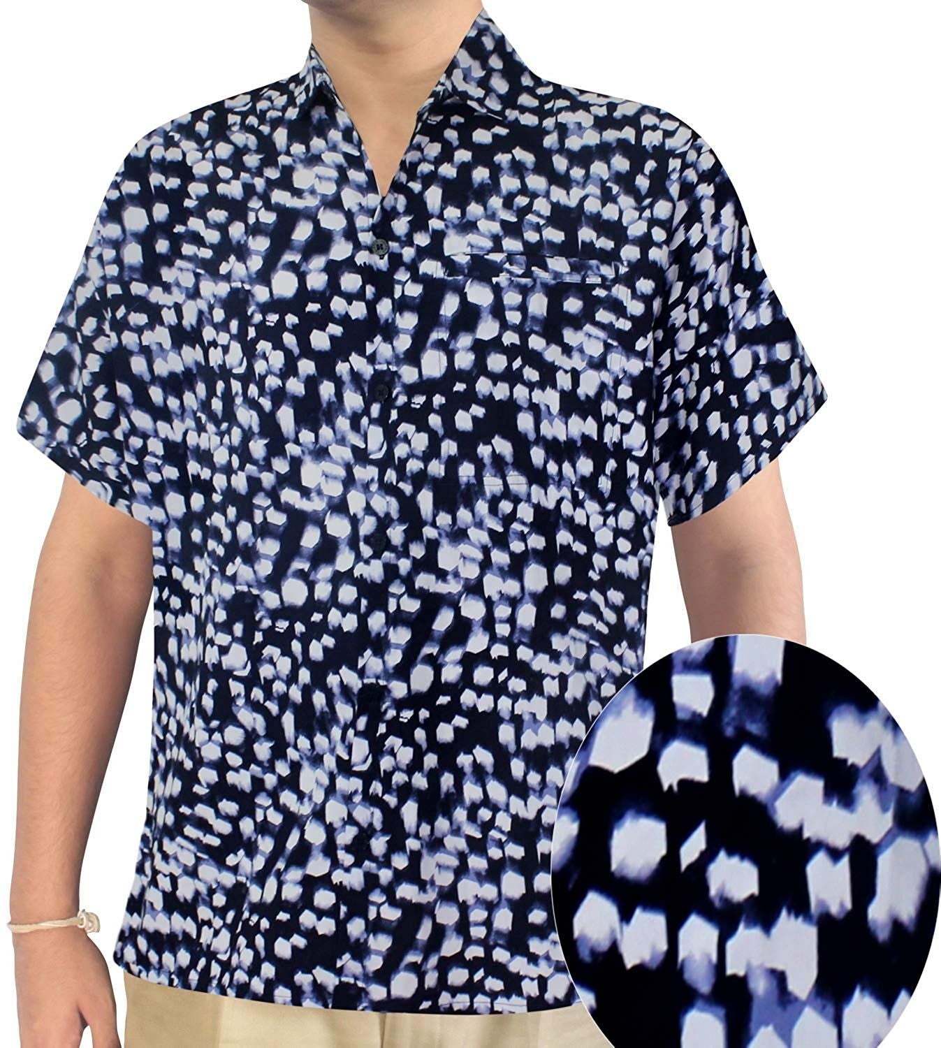 Abstract Black High Quality Hawaiian Shirt Dhc18061644